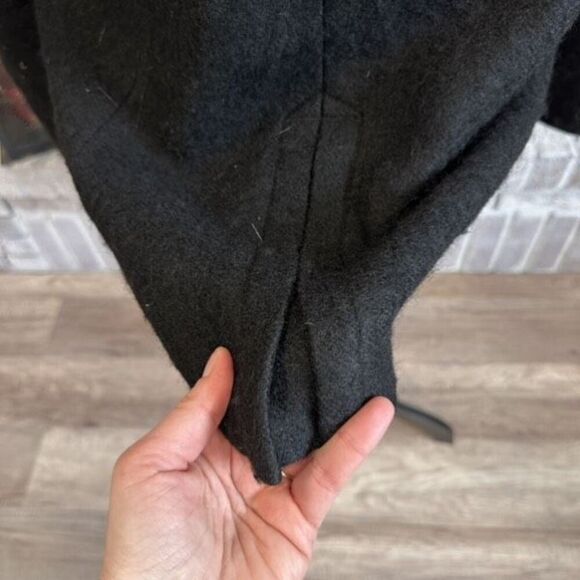 G-Star Raw Women's Wool Lined Relax Trench Overcoat Jacket Charcoal Gray Large - Picture 7 of 16